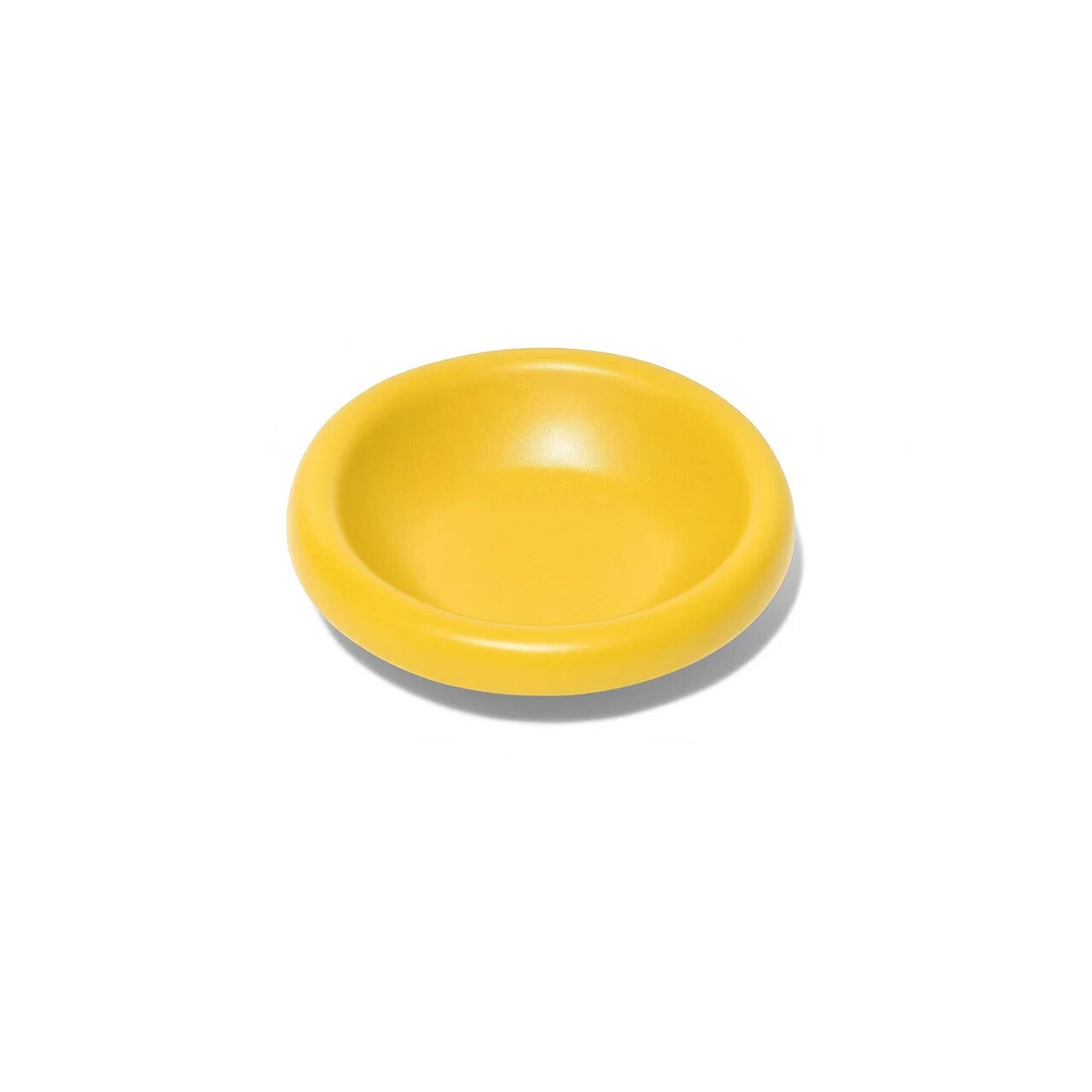 Passion Fruit Handcrafted Ceramic Pet Bowl, Glossy Eco Friendly Feeding Dish for Pets 5.51" x 5.51" x 1.57"